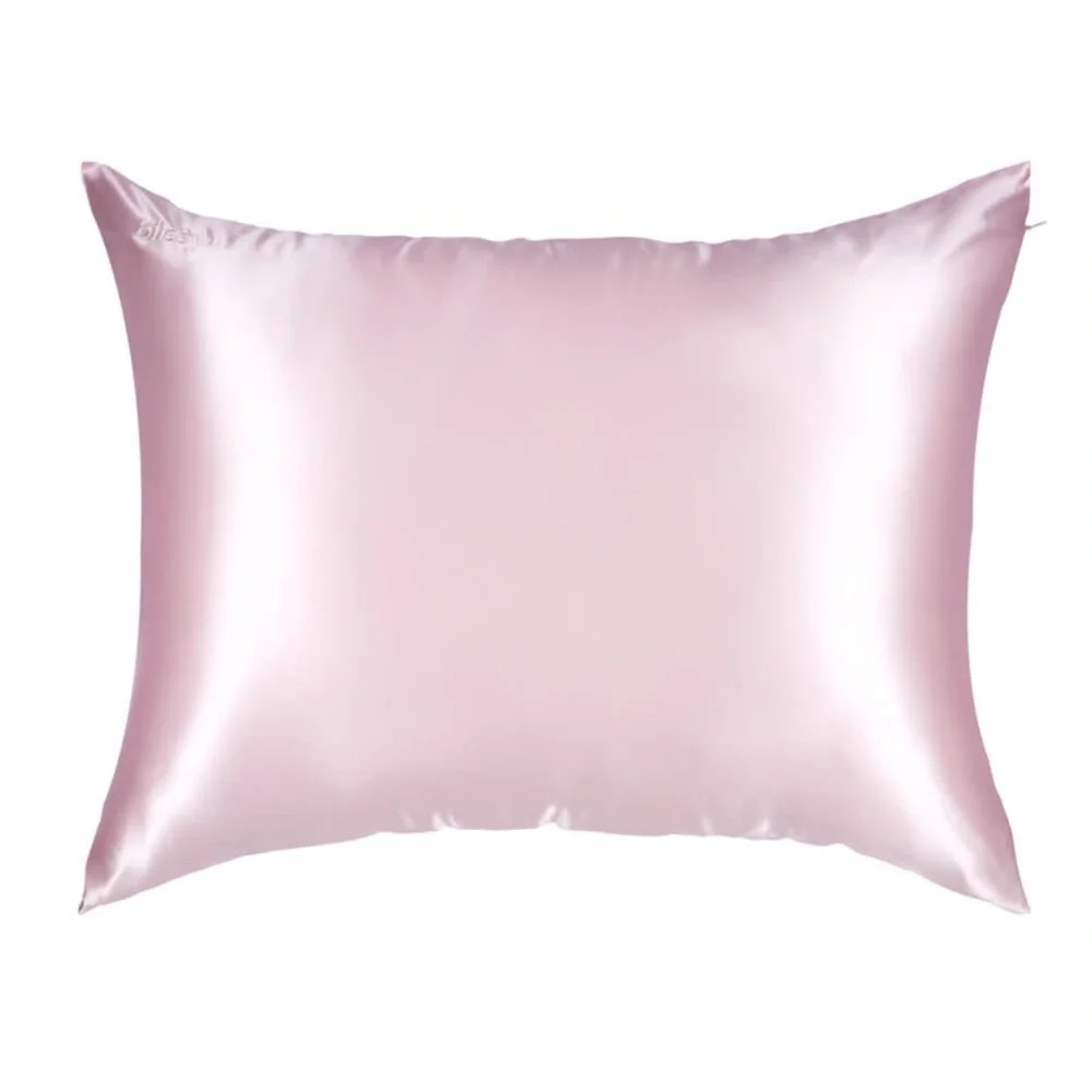 BLISSY SILK PILLOWCASE STANDARD SIZE (20”x26”) in ROSE PINK NEW IN SLIPCASE! - Picture 3 of 12